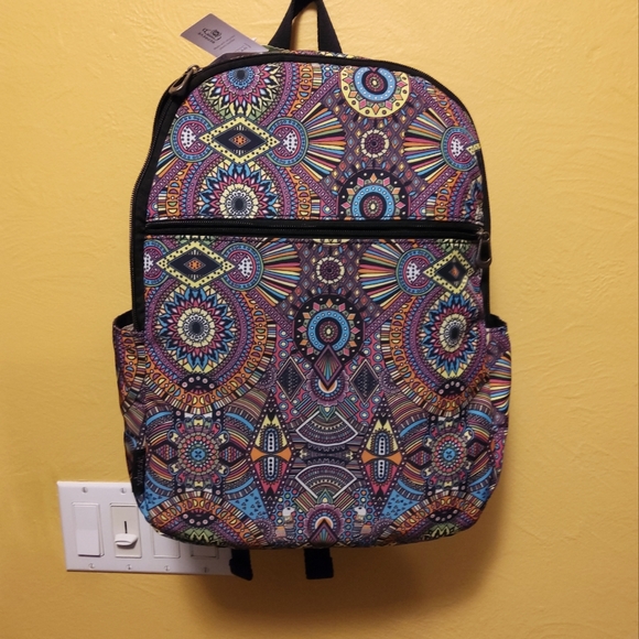 NWT Sakroots Rainbow Wanderlust Larchmont Backpack Firm Price*Last 1 - Picture 3 of 8